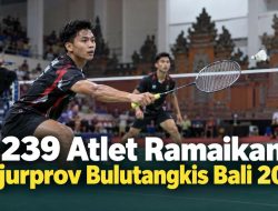 239 Atlet Ramaikan Kejurprov Bulutangkis Bali 2026