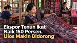 Ekspor Tenun Ikat Naik 150 Persen, Ulos Makin Didorong