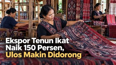 Ekspor Tenun Ikat Naik 150 Persen, Ulos Makin Didorong