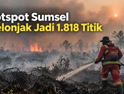 Hotspot Sumsel Melonjak Jadi 1.818 Titik