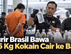 Kurir Brasil Bawa 3,6 Kg Kokain Cair ke Bali