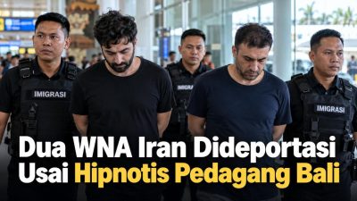 Dua WNA Iran Dideportasi Usai Hipnotis Pedagang Bali